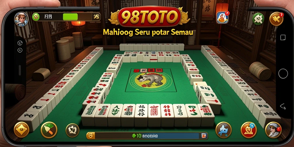 Gameplay seru dan menantang dalam 98TOTO Mahjong.