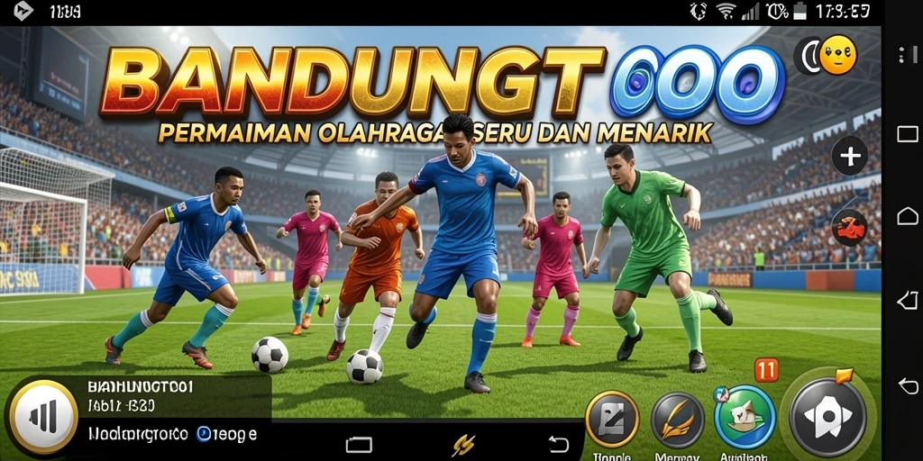 Tampilan gameplay <strong>BANDUNGTOTO</strong> yang seru dan penuh aksi olahraga.