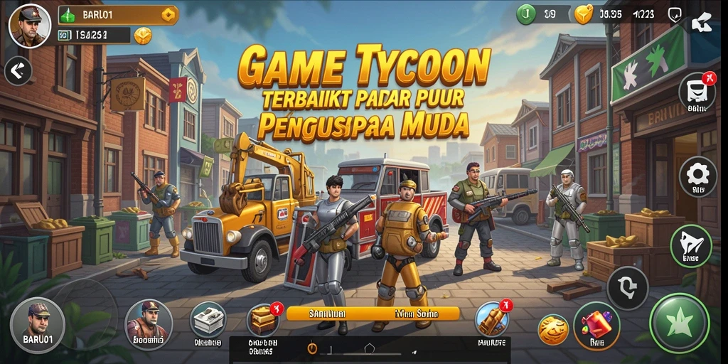 Tampilan gameplay BARU01 yang menantang dan menarik.