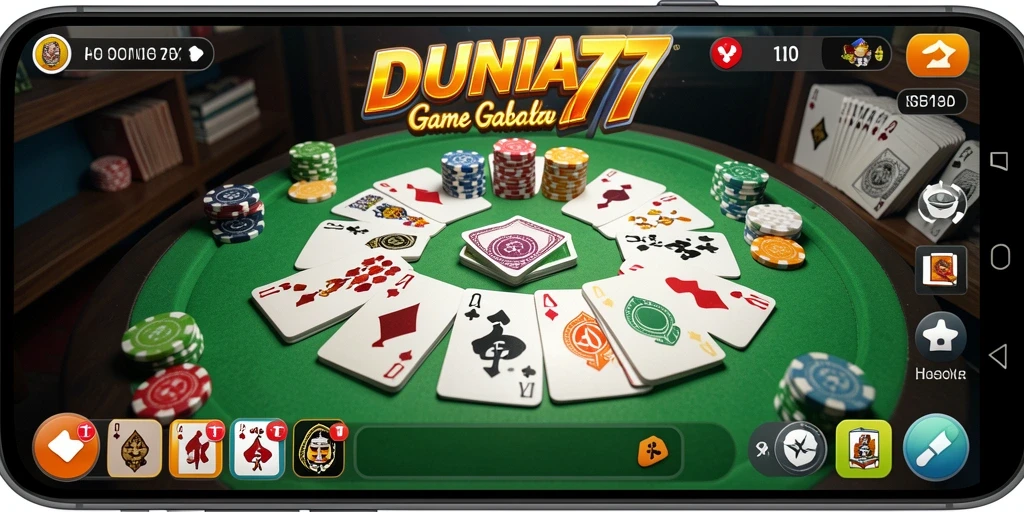 Tampilan gameplay seru dari DUNIA77 yang penuh tantangan.