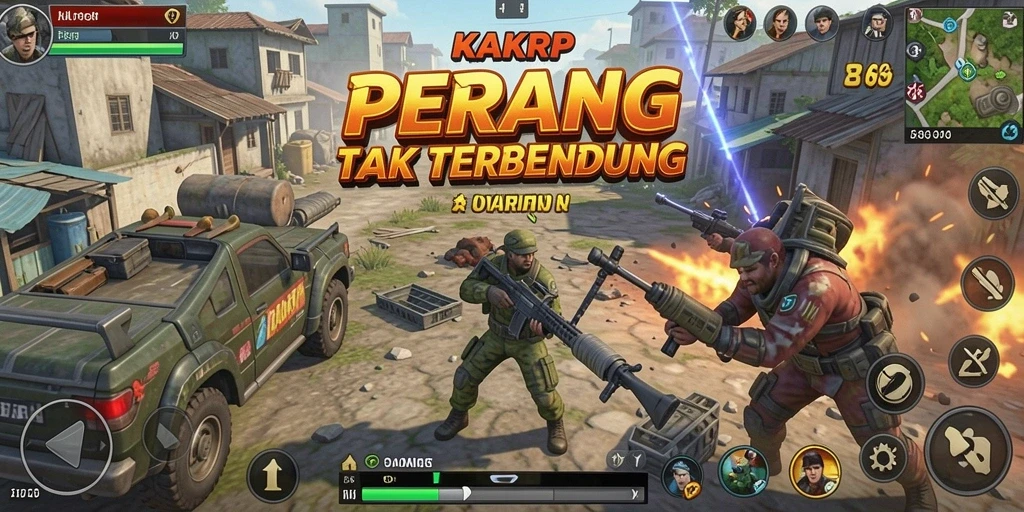 Tampilan seru dari pertempuran di KAKRP dengan aksi yang mendebarkan.