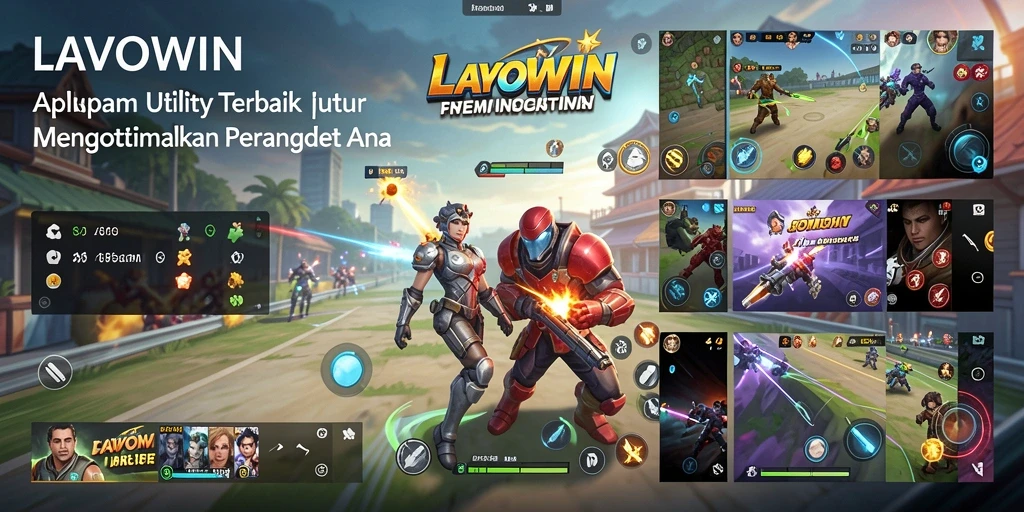 Tampilan antarmuka pengguna LAVOWIN yang intuitif dan efisien.