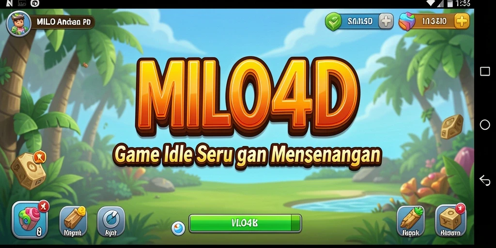 Tampilan gameplay menarik dari MILO4D yang seru.