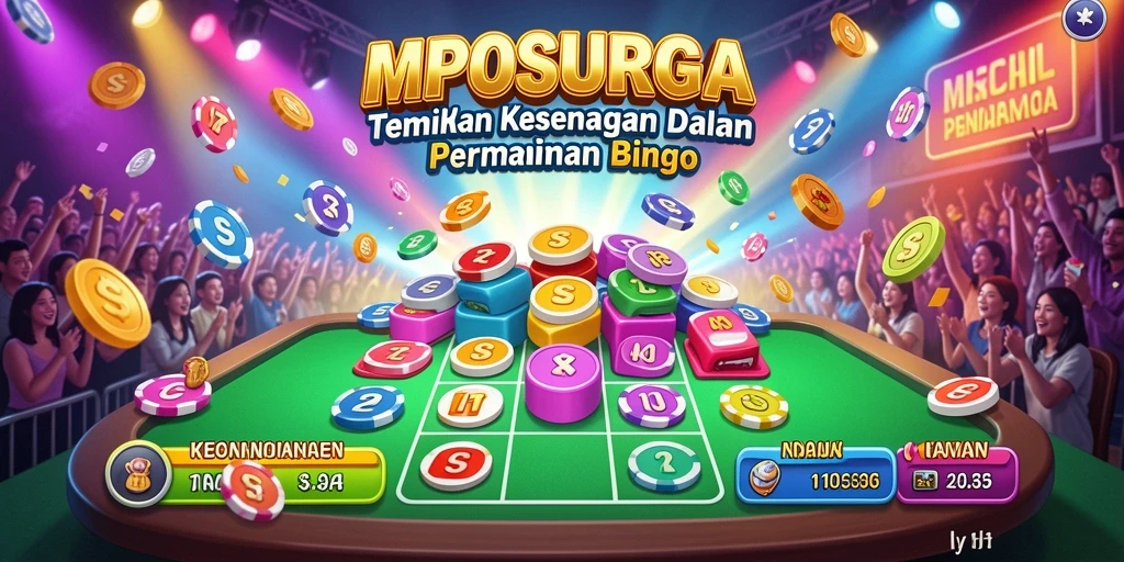 Screenshot MPOSURGA menunjukkan keseruan gameplay Bingo yang menarik.
