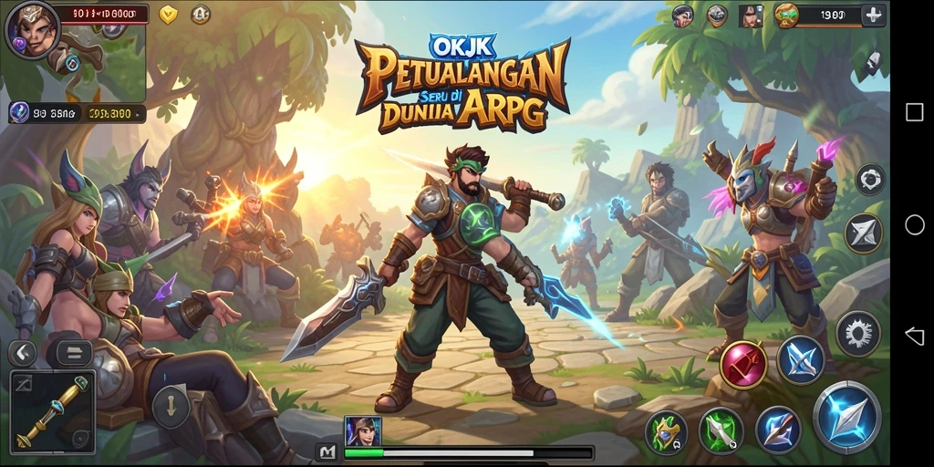 Tampilan gameplay ARPG menakjubkan dari OKJK.