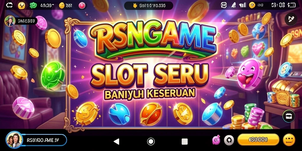 Tampilan gameplay RSNGAME yang penuh warna dan menarik dalam permainan Slot.