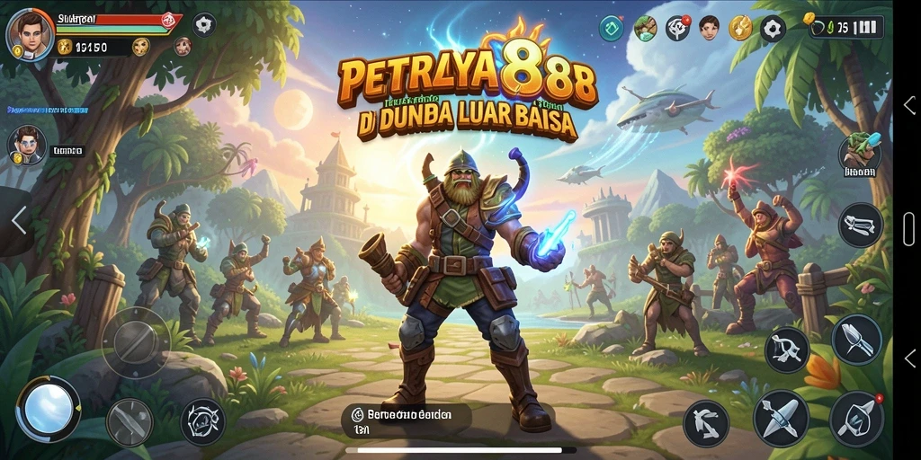 Tangkapan layar gameplay menunjukkan petualangan eksplorasi dunia terbuka.